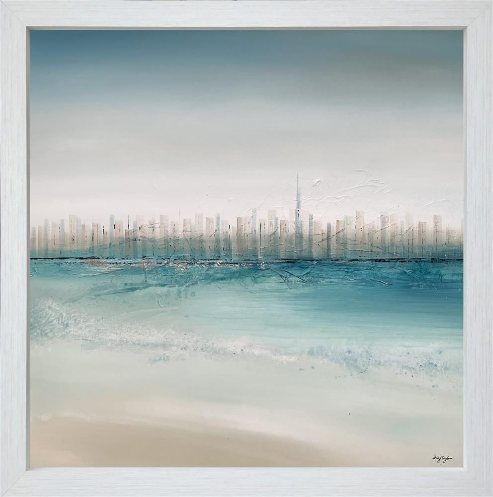 Daisy Clayton -  The Palm, Dubai' - Framed Original Artwork