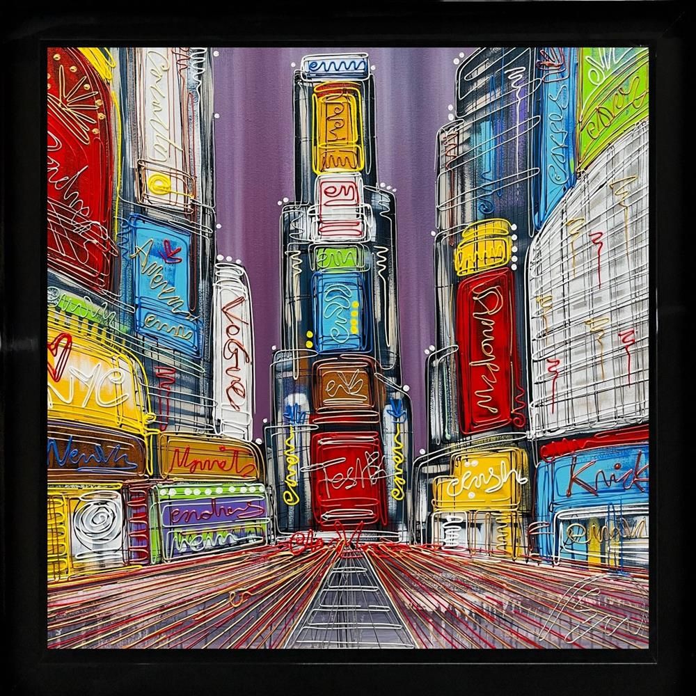 Edward Waite - 'Rush Hour Glow' - Framed Original Art