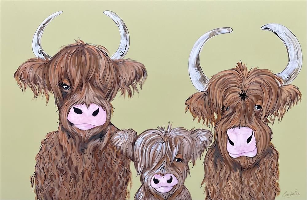 Amy Louise - 'Say Cheese!!' - Framed Original Art