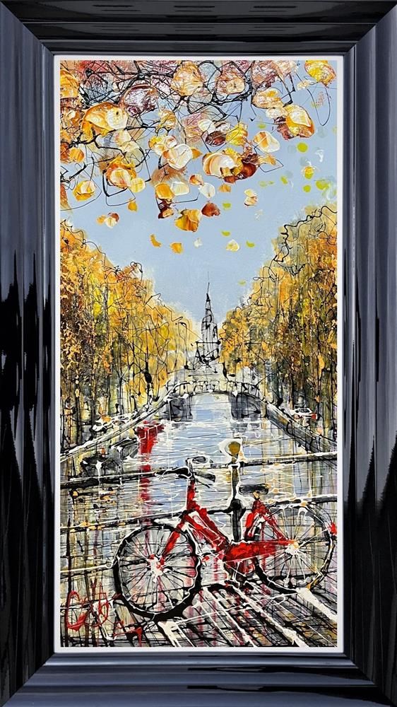 Nigel Cooke - 'Exploring Amsterdam'  - Framed Original Artwork