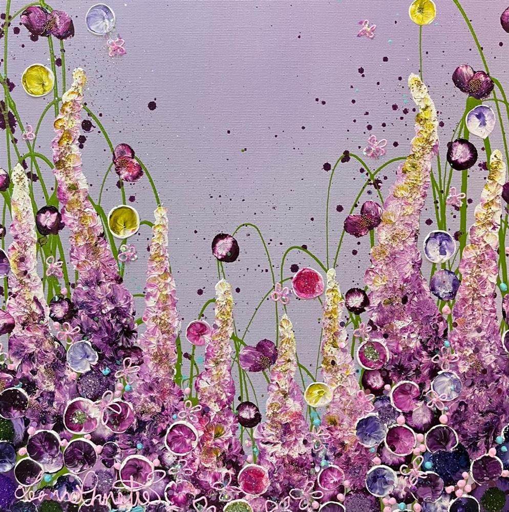 Leanne Christie - 'Beautiful Tiny Petals' - Framed Original Artwork