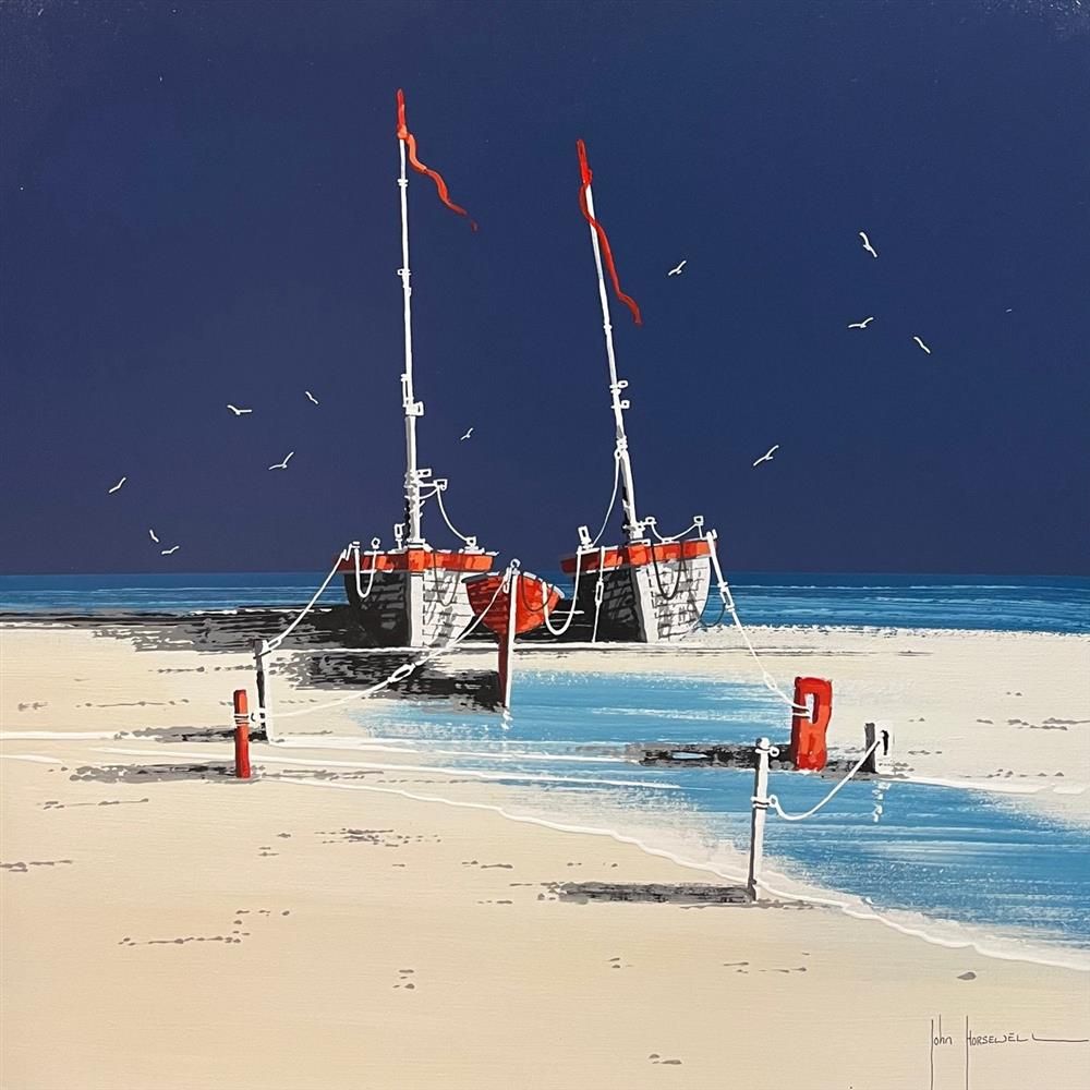 John Horsewell - 'The Leader' - Framed Original Artwork