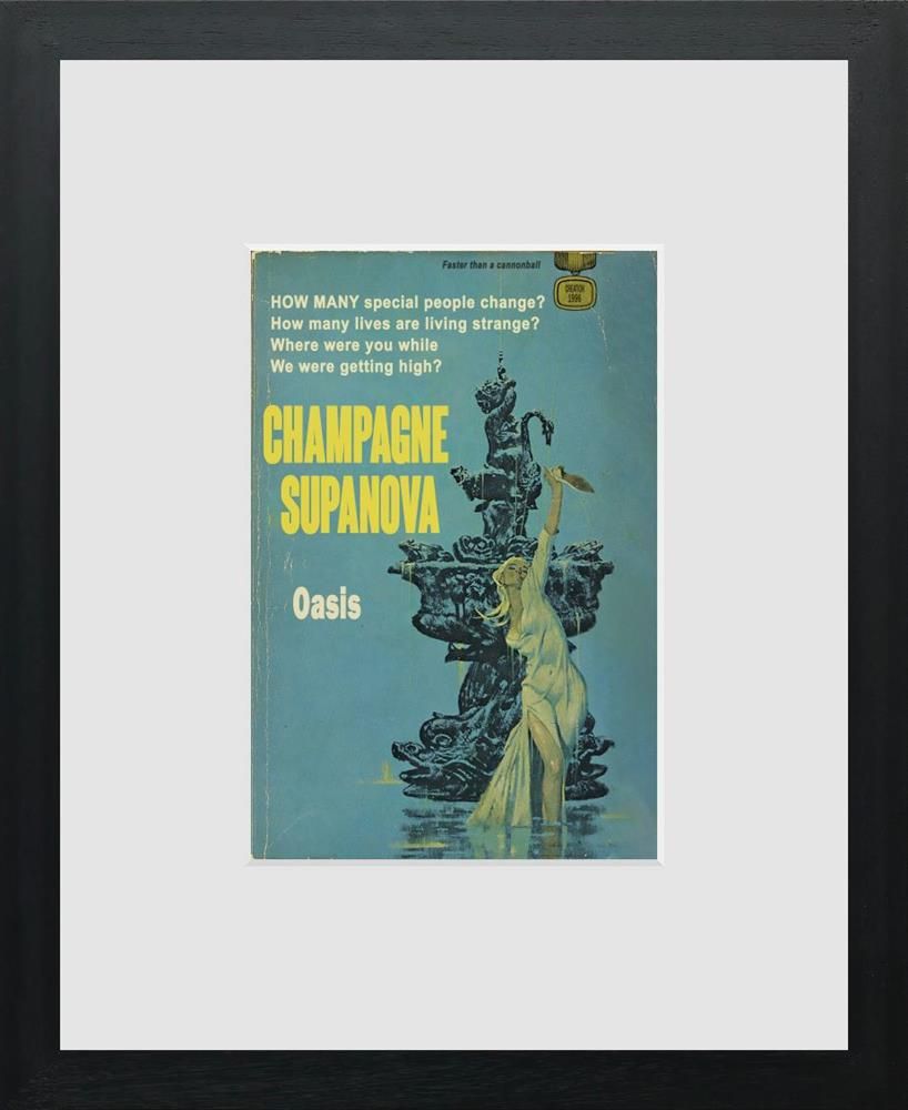 Linda Charles - 'Champagne Supernova - Miniature' - Framed Limited Edition