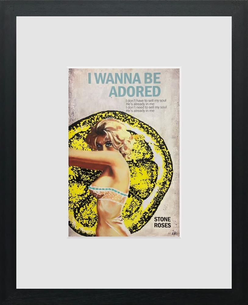 Linda Charles - 'I Wanna Be Adored - Miniature' - Framed Limited Edition