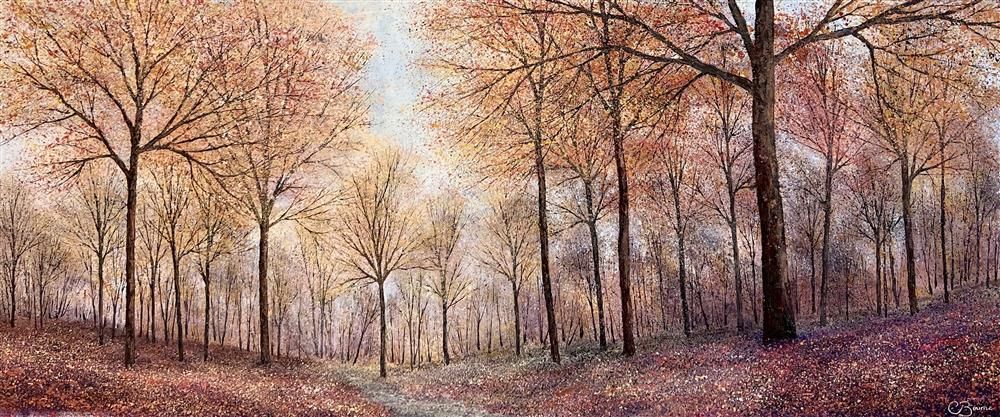 Chris Bourne - 'Bathed In Autumn Light' - Framed Original Art