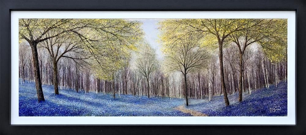 Chris Bourne - 'A Sea Of Blue' - Framed Original Art