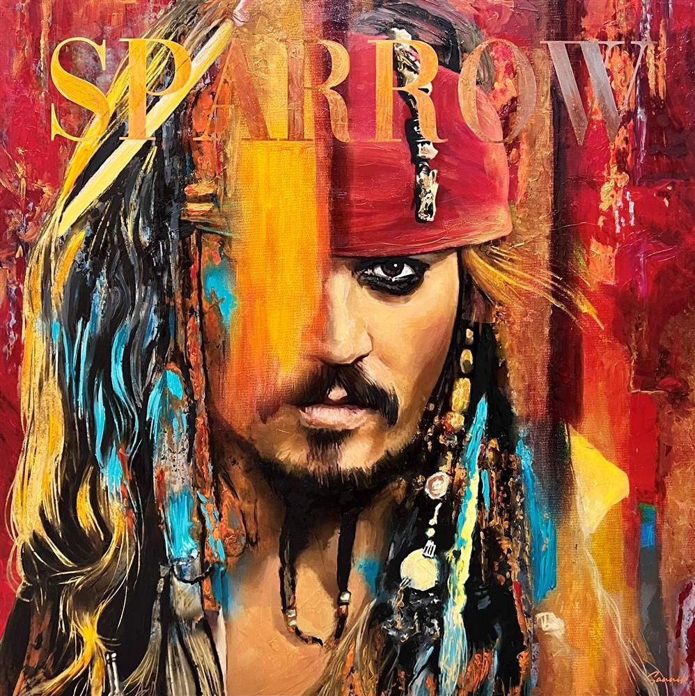 Sannib - 'Captain Sparrow' - Framed Original Art