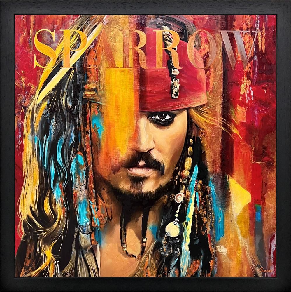 Sannib - 'Captain Sparrow' - Framed Original Art
