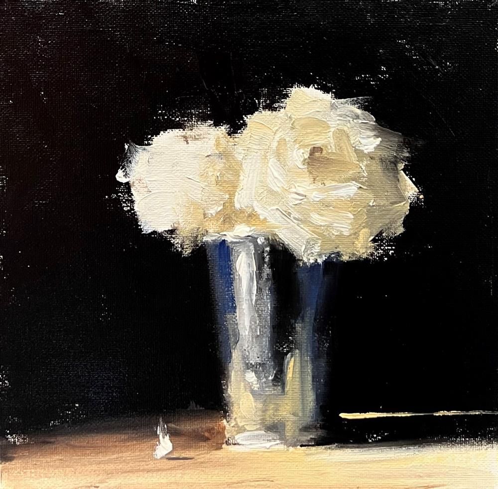 Neil Carroll - 'Roses' - Framed Original Painting