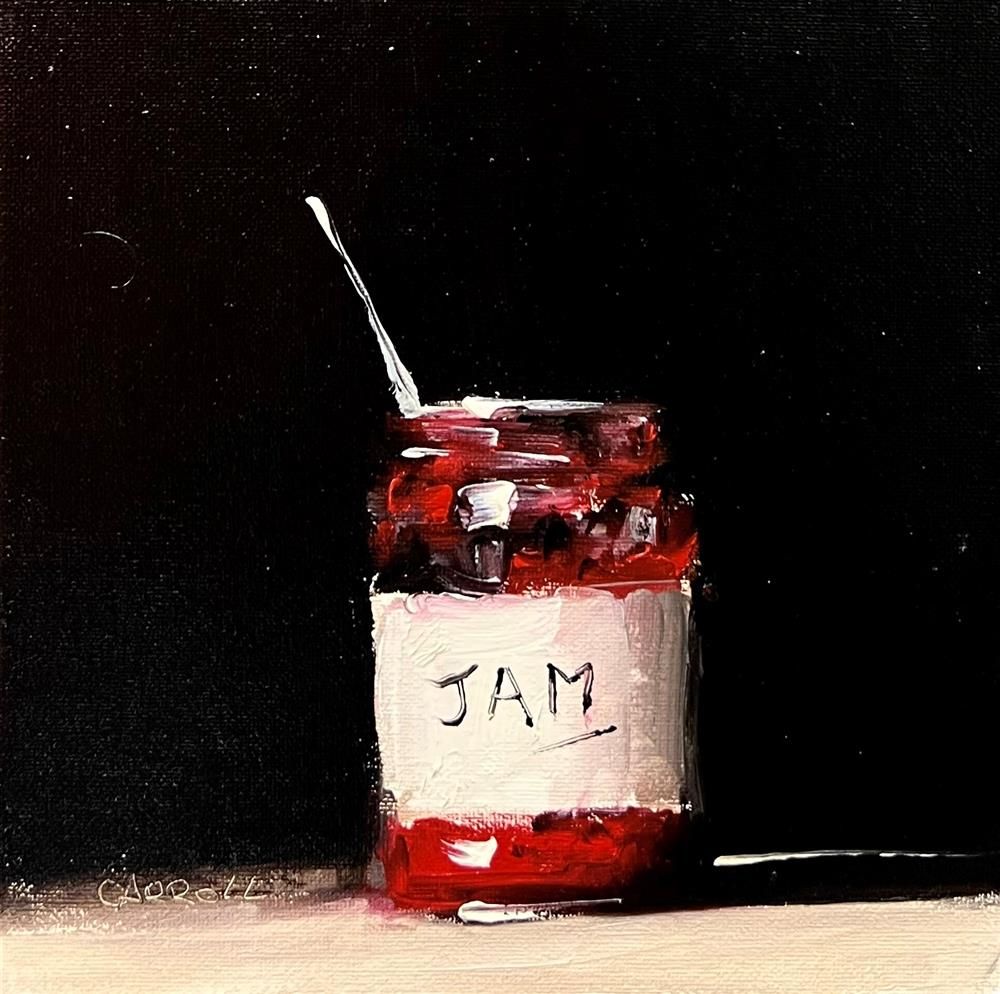 Neil Carroll - 'Jar Of Jam' - Framed Original Painting