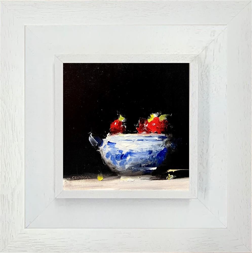 Neil Carroll - 'Bowl Of Strawberries' - Framed Original Painting
