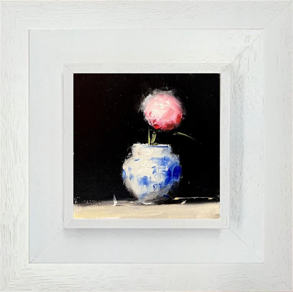 Neil Carroll - 'Peony Vase' - Framed Original Painting