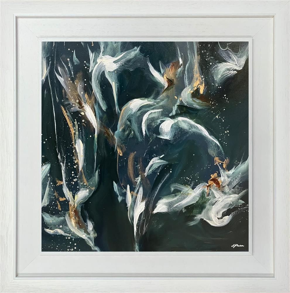 Alison Johnson - 'Swan Dive' - Framed Original Art