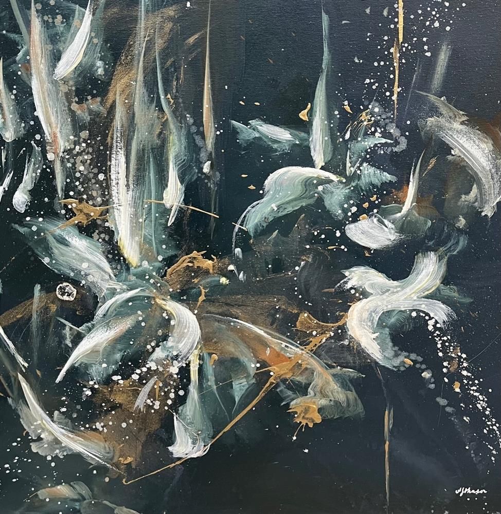 Alison Johnson - 'Deep In Still Waters' - Framed Original Art