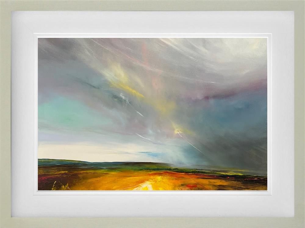 Joanna Taylor - 'Golden Grounds' - Framed Original Artwork
