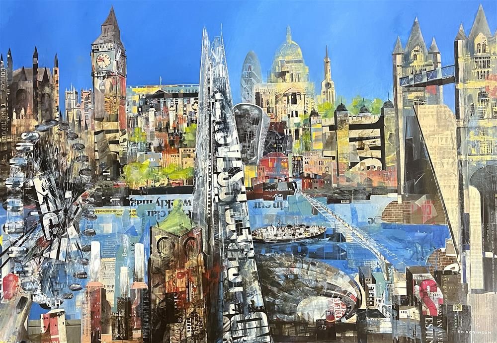 Ed Robinson - 'London's Iconic Views'  - Original Artwork for sale