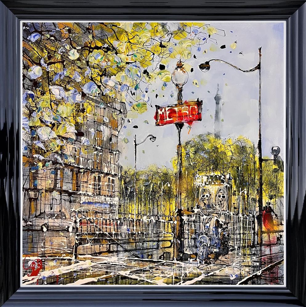 Nigel Cooke - 'Fast Way To Paris'  - Framed Original Artwork