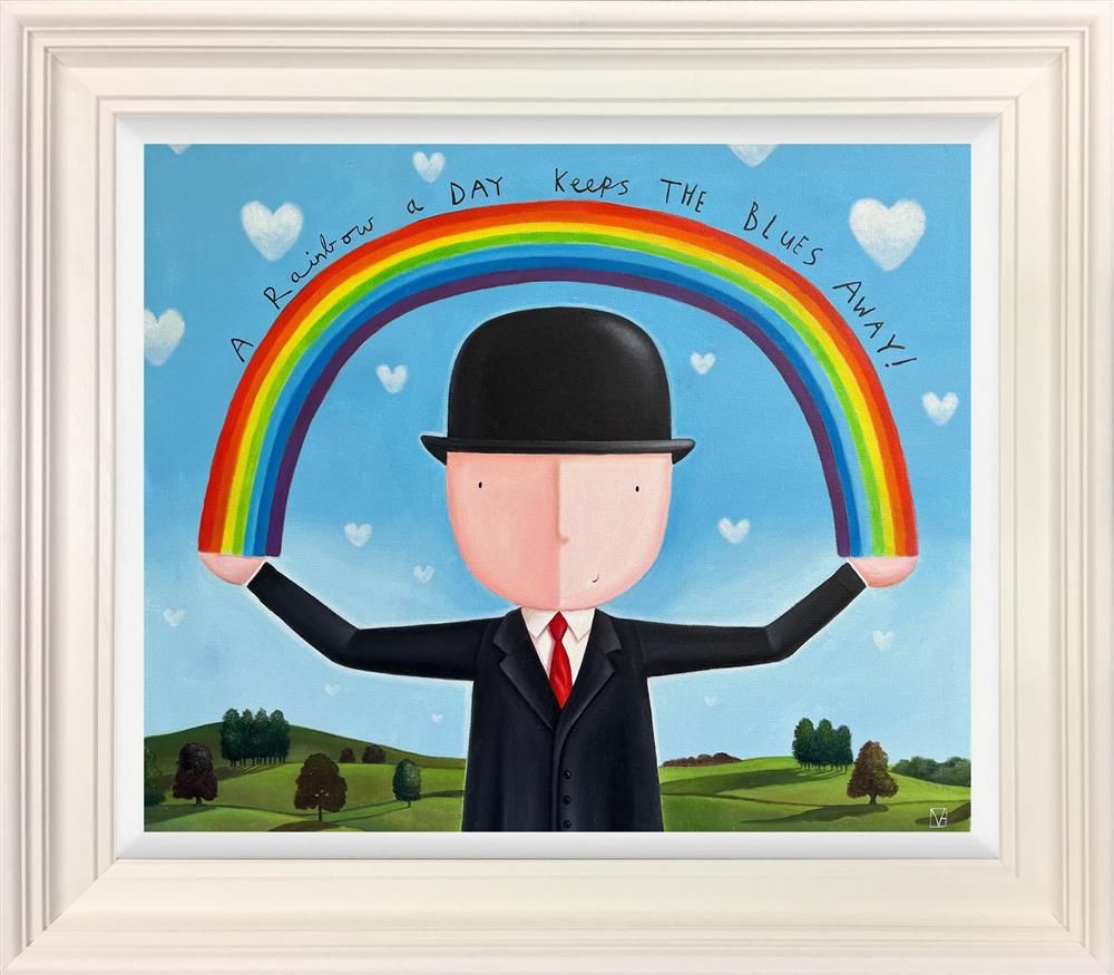 Michael Abrams - 'A Rainbow Day' - Framed Original Art