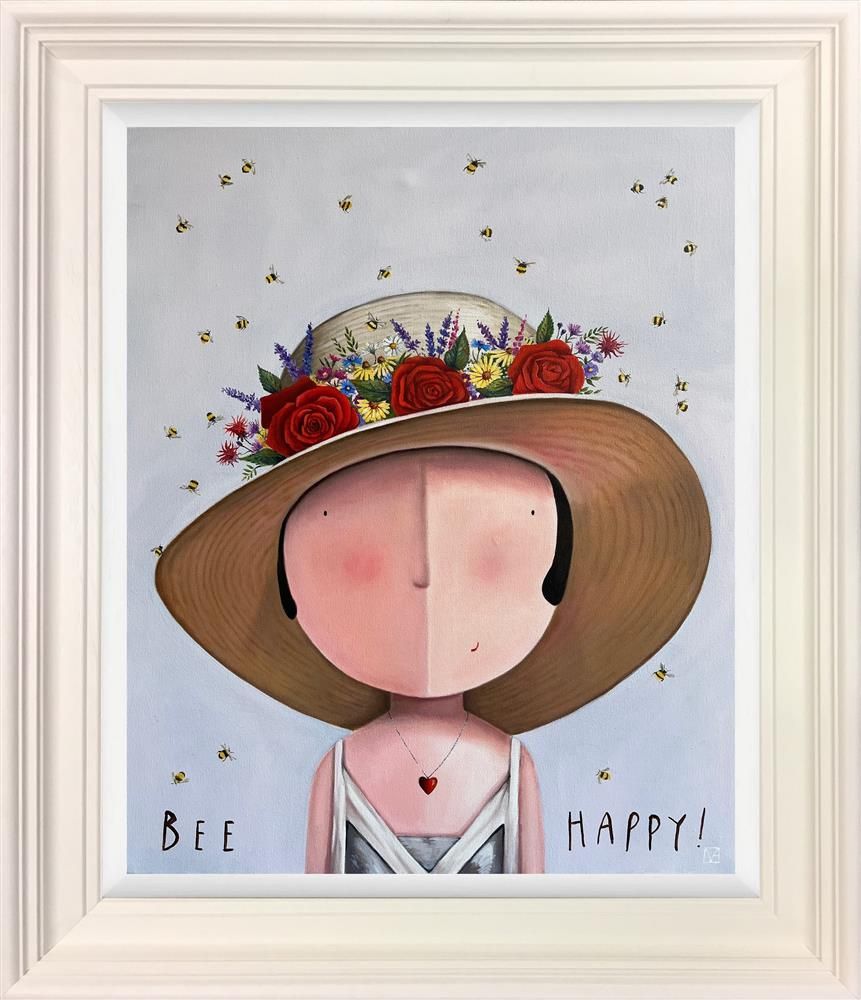 Michael Abrams - 'Be Happy' - Framed Original Art