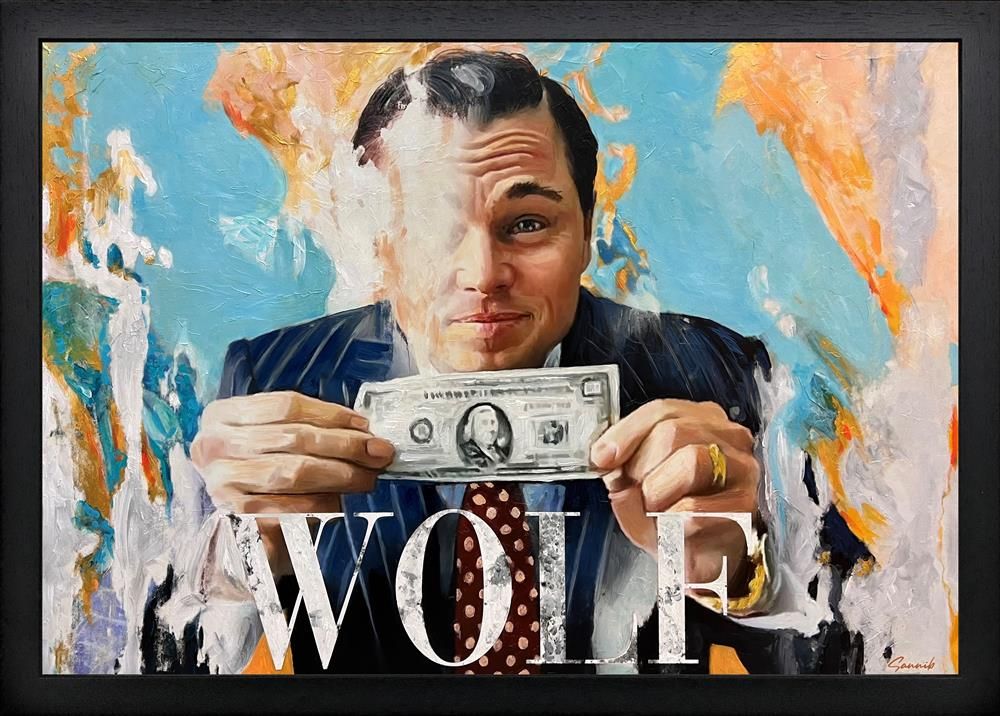 Sannib - 'The Wolf' - Framed Original Art