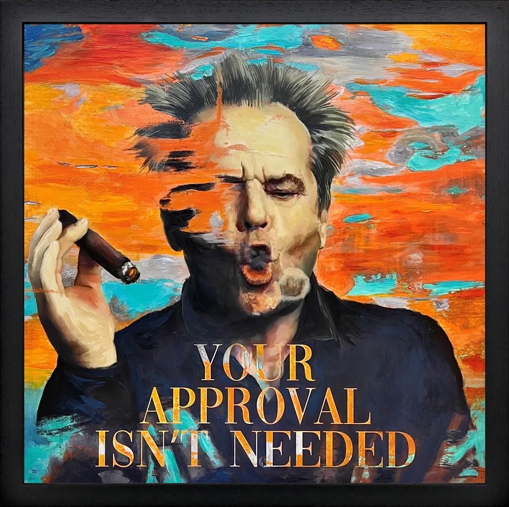 Sannib - 'Jack Nicholson' - Framed Original Art