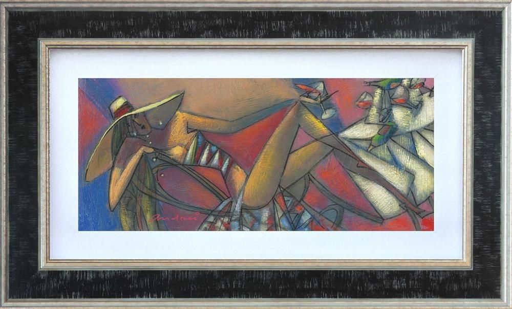 Andrei Protsouk - 'Drinks And Dreams' - Framed Limited Edition Art