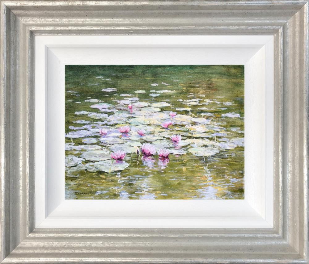 Mariusz Kaldowski - 'Bright Lilies' - Framed Original Art