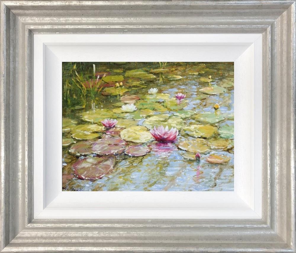 Mariusz Kaldowski - 'Monet's Garden' - Framed Original Art