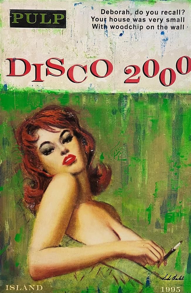 Linda Charles - ' Disco 2000 ' - Framed Original Artwork