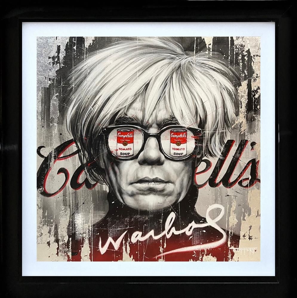 Ben Jeffery - 'Warhol's Soup Cans ' - Framed Original Art