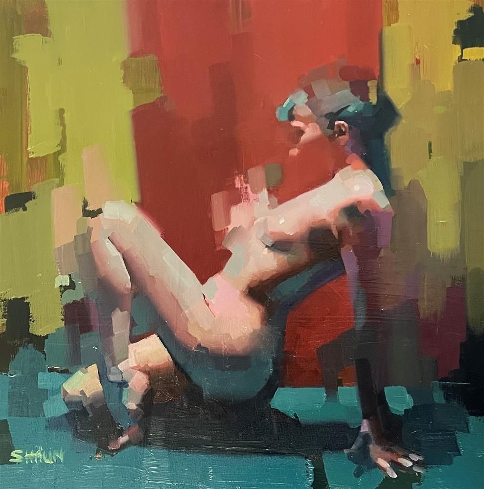 Shaun Othen - 'Seated Nude LXXVII' - Framed Original Art