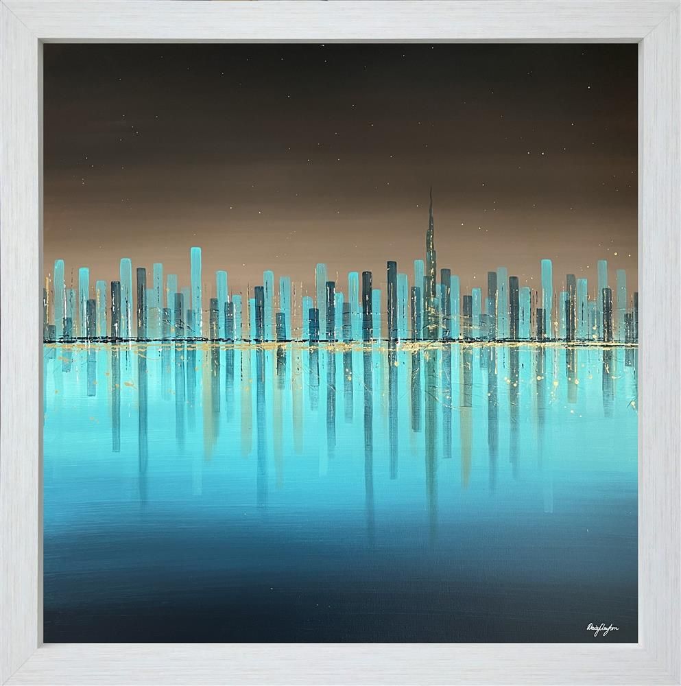 Daisy Clayton -  'Dubai Stars' - Framed Original Artwork
