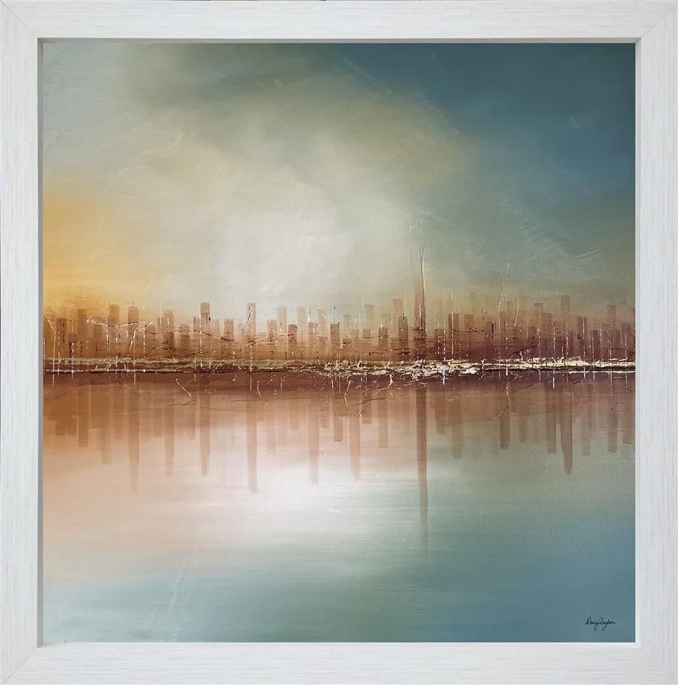 Daisy Clayton -  'Manhattan Glow' - Framed Original Artwork