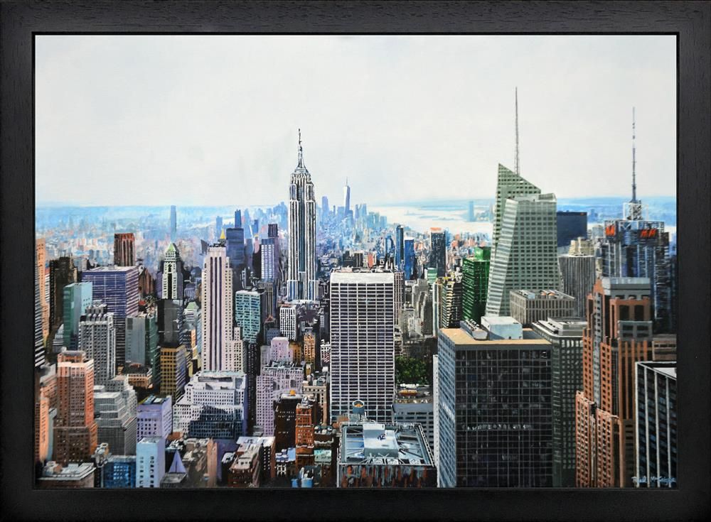 Paul McIntyre - 'View Over Manhattan' - Framed Original Art