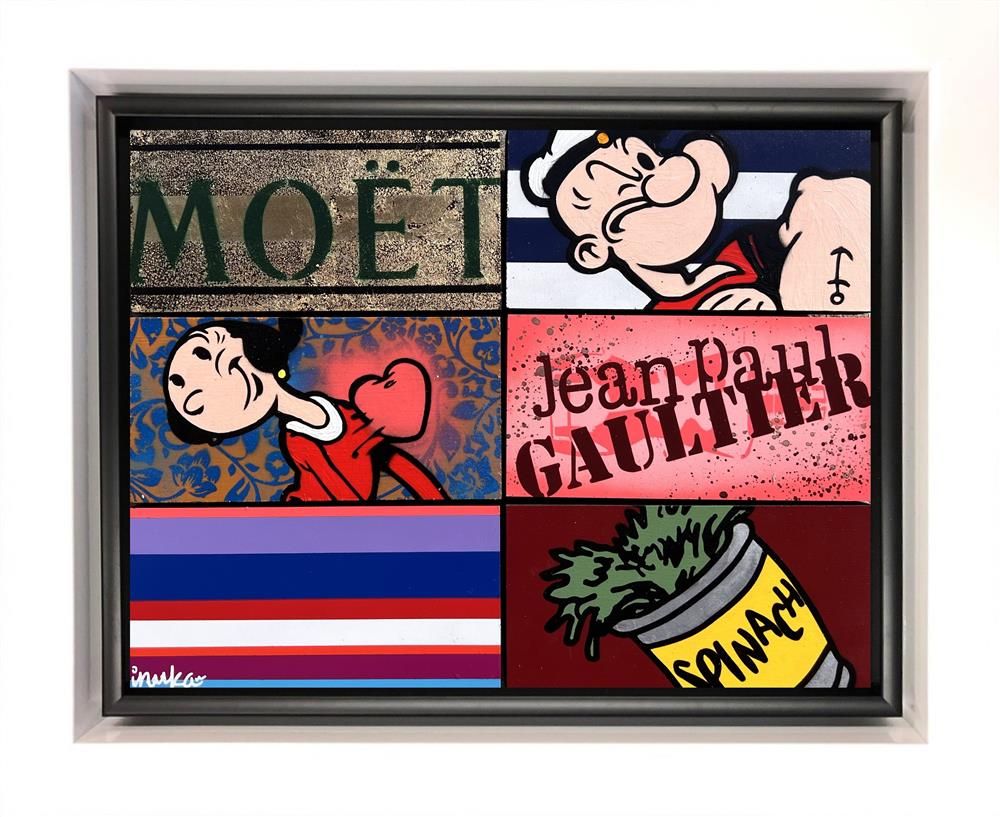 Inuka - 'Odd Block XXVI' - Framed Original Art