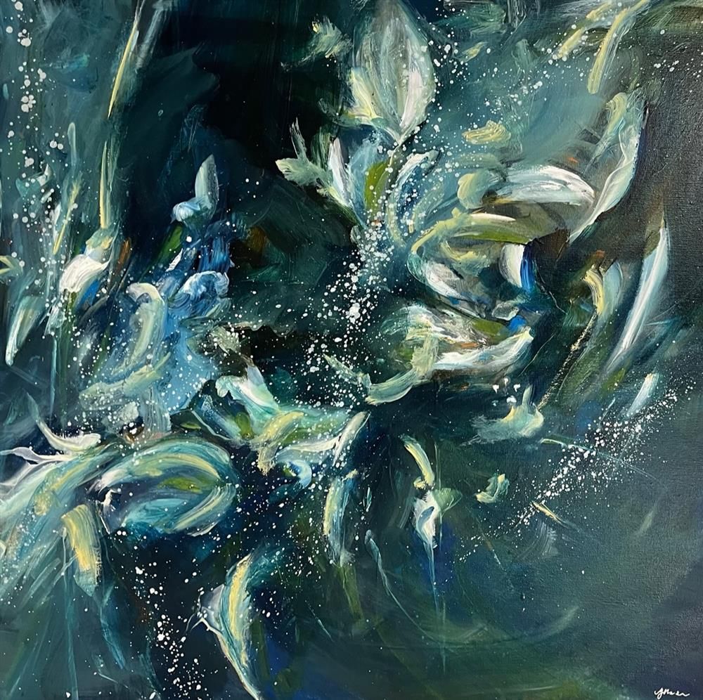 Alison Johnson - 'Twist In The Ocean' - Framed Original Art
