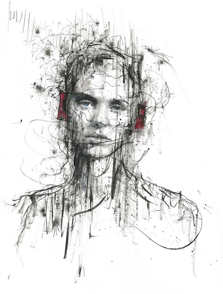 Scott Tetlow - 'Listen' - Framed Original Art