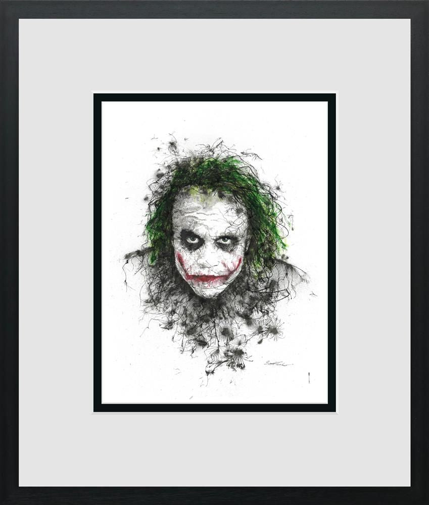 Scott Tetlow - 'Why So Serious?' - Miniature-Framed Limited Edition Print