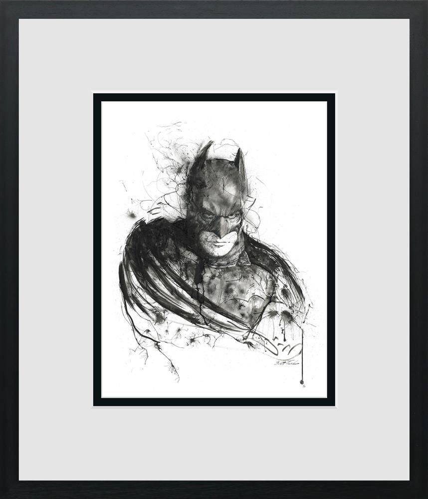 Scott Tetlow - 'The Dark Knight' - Miniature-Framed Limited Edition Print