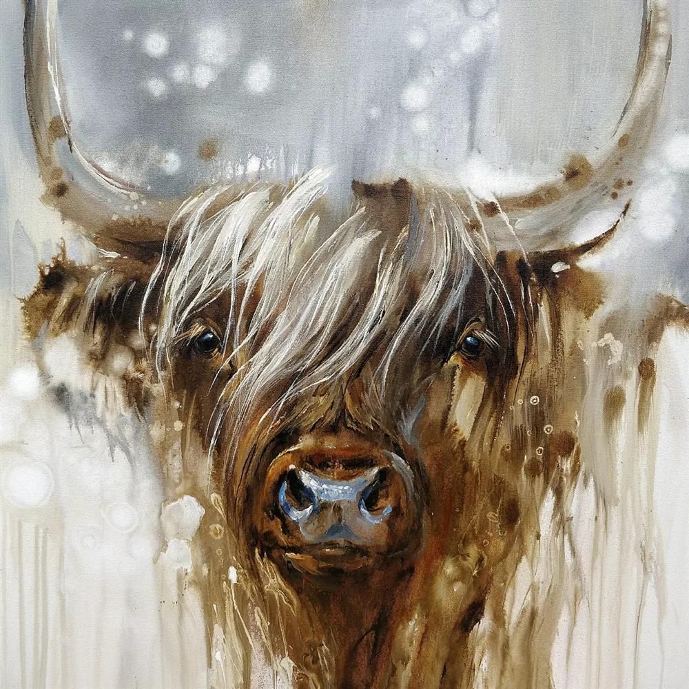 Anna Cher - 'Daisy' - Framed Limited Edition Canvas