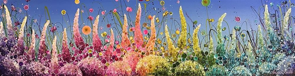 Leanne Christie - 'Fragrant Rainbows' - Framed Original Artwork