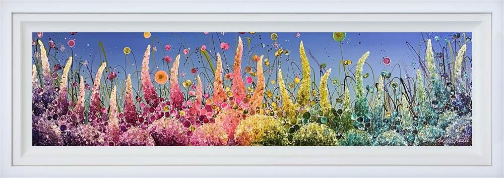 Leanne Christie - 'Fragrant Rainbows' - Framed Original Artwork