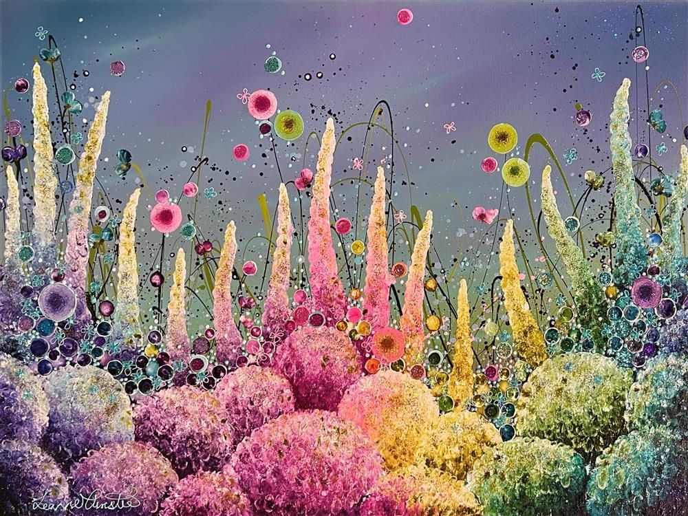 Leanne Christie - 'Sweet Meadow Love' - Framed Original Artwork
