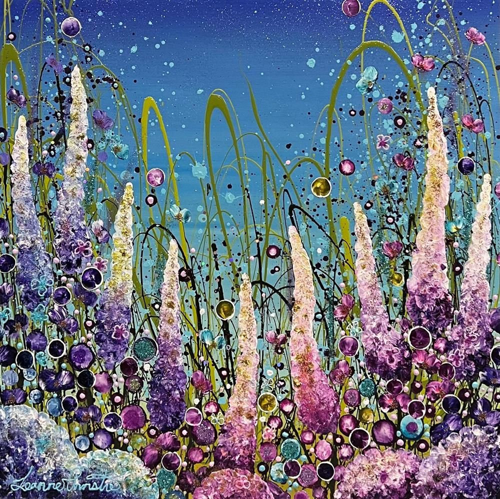 Leanne Christie - 'Coastal Flowers' - Framed Original Artwork