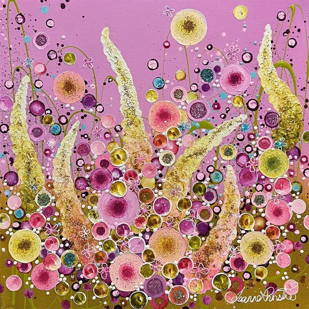 Leanne Christie - 'Sweet Pink Charity' - Framed Original Artwork
