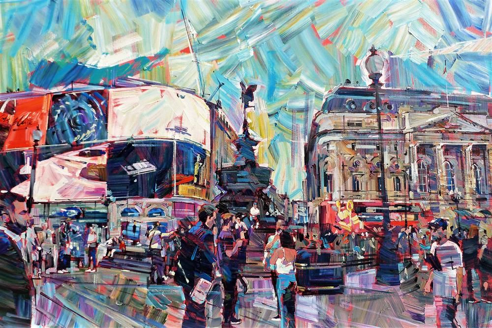 Colin Brown - 'Graphic London' - Framed Original Art