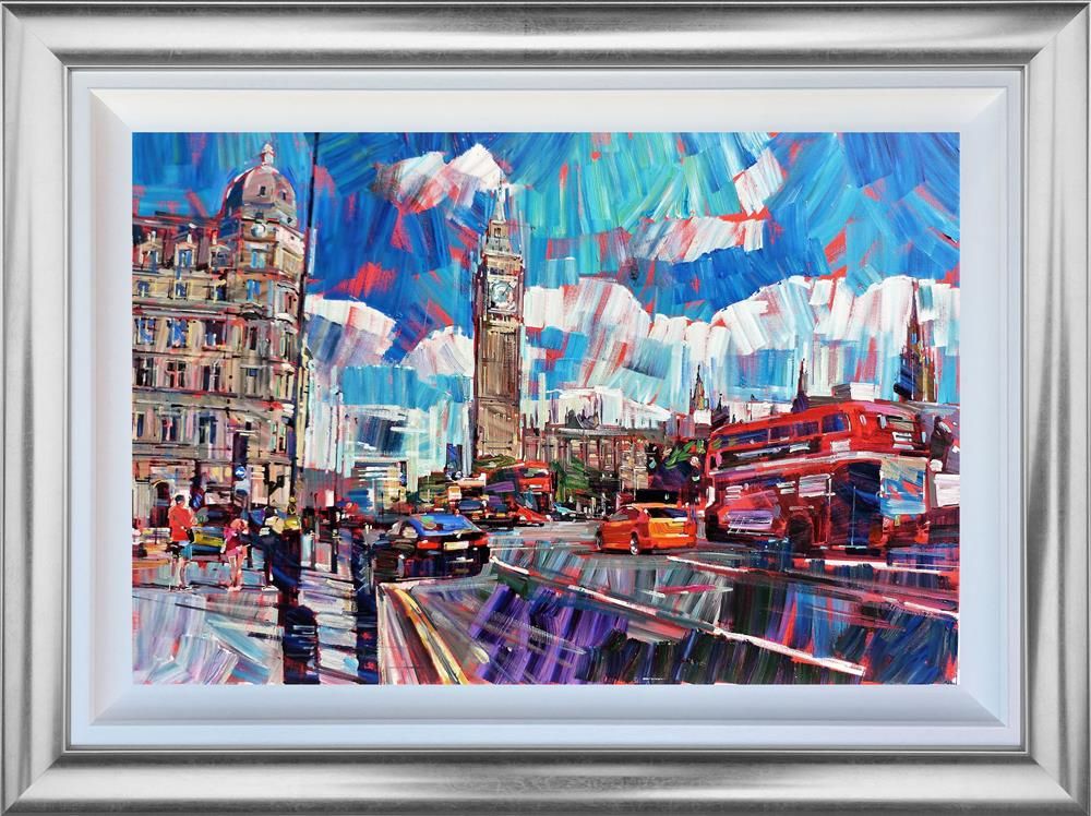 Colin Brown - 'Sunny Days In London' - Framed Original Art