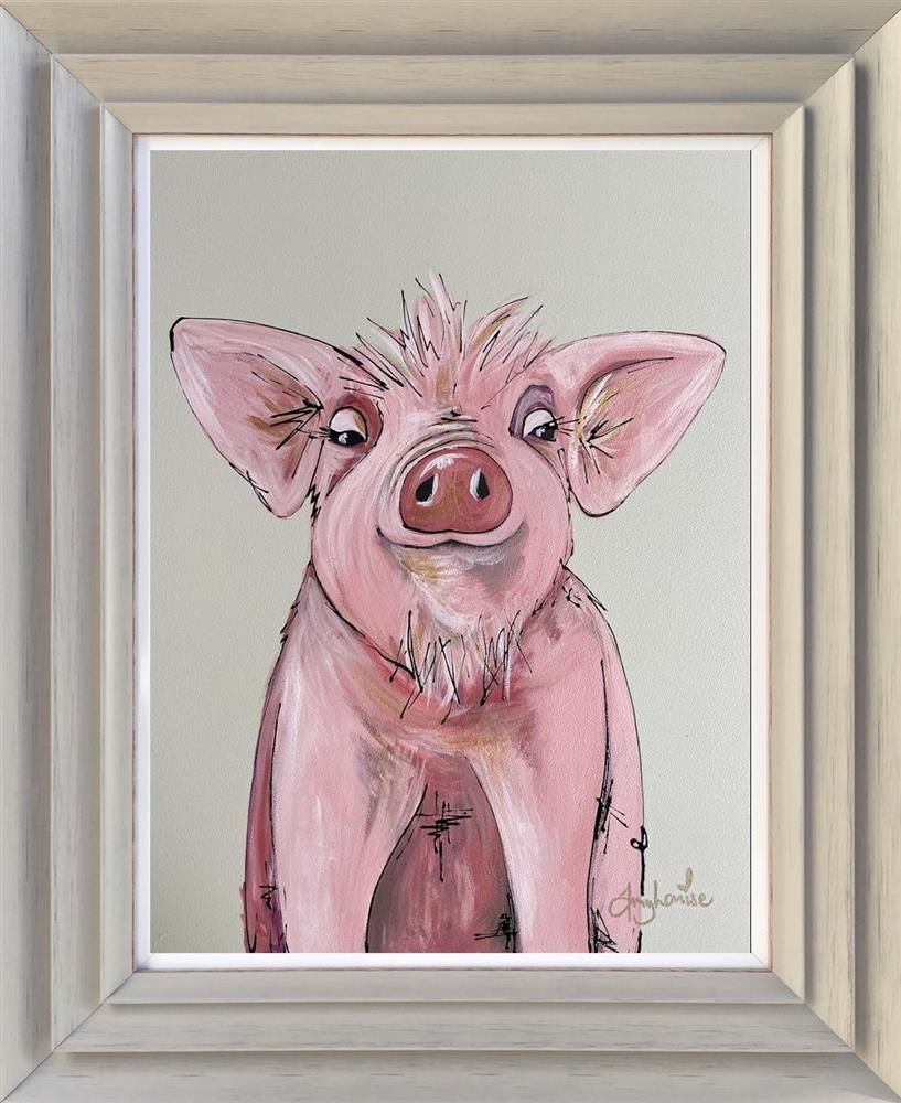 Amy Louise - 'Miss Piggy' - Framed Original Art