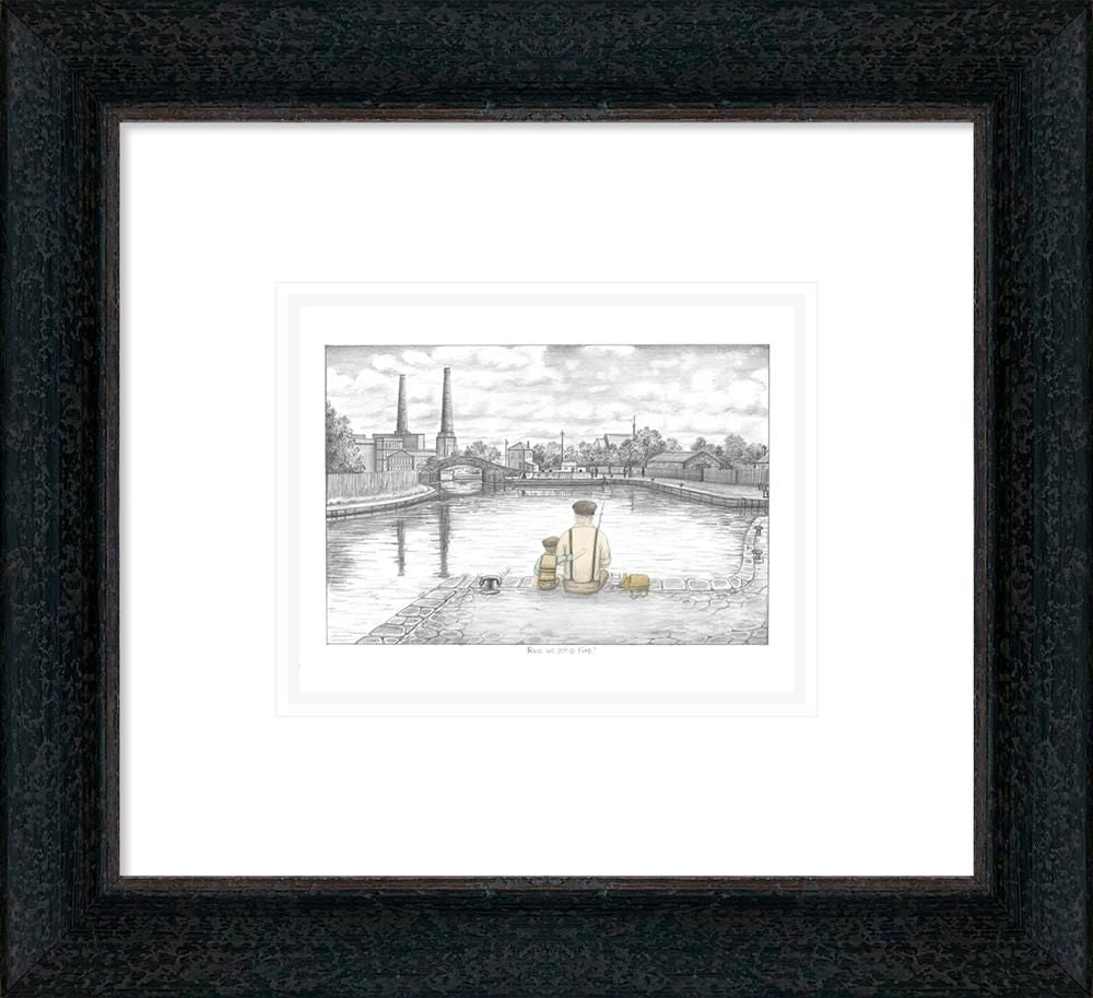 Leigh Lambert - 'Have We Got A Bite' - Sketch' - Framed Limited Edition