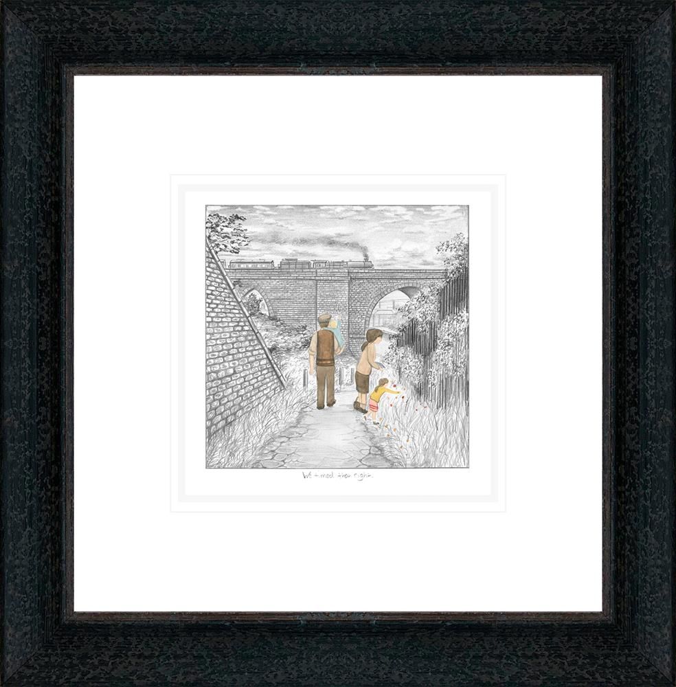 Leigh Lambert - 'We Timed That Right' - Sketch' - Framed Limited Edition